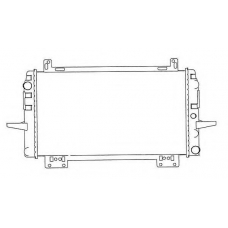 50101 NRF Радиатор, охлаждение двигател