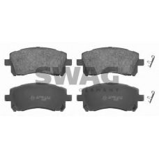 87 91 6660 SWAG Комплект тормозных колодок, дисковый тормоз