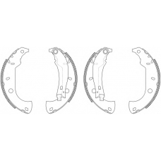 MSK197 MINTEX Комплект тормозных колодок