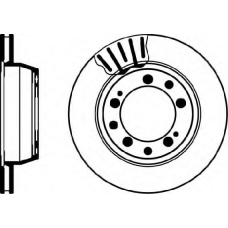 52613 PAGID Тормозной диск