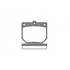 P1773.20 WOKING Комплект тормозных колодок, дисковый тормоз