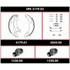 SPK 3179.03 REMSA Комплект тормозов, барабанный тормозной механизм