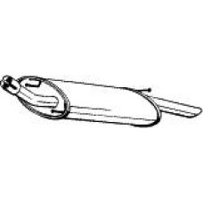 154-955 BOSAL Глушитель выхлопных газов конечный