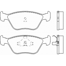 MDB1407 MINTEX Комплект тормозных колодок, дисковый тормоз