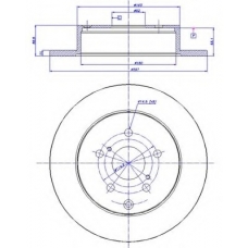 142.1559 CAR Тормозной диск