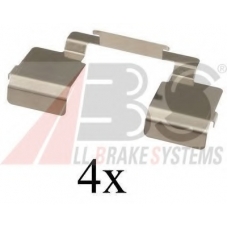 1609Q ABS Комплектующие, колодки дискового тормоза