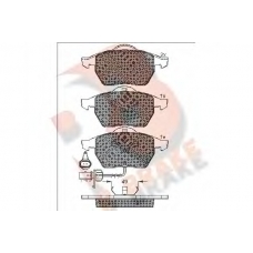 RB1384 R BRAKE Комплект тормозных колодок, дисковый тормоз