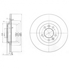 BG3836 DELPHI Тормозной диск