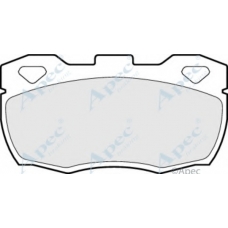 PAD591 APEC Комплект тормозных колодок, дисковый тормоз