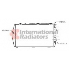 03002023 VAN WEZEL Радиатор, охлаждение двигателя