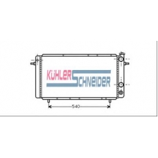 0903501 KUHLER SCHNEIDER Радиатор, охлаждение двигател