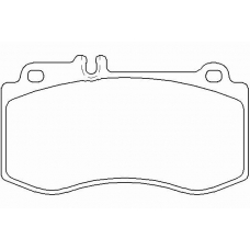 MDB3046 MINTEX Комплект тормозных колодок, дисковый тормоз