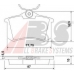 36623 OE ABS Комплект тормозных колодок, дисковый тормоз