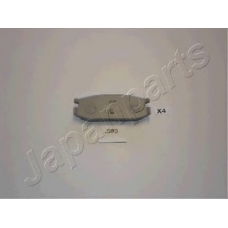 PP-593AF JAPANPARTS Комплект тормозных колодок, дисковый тормоз