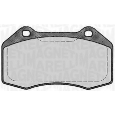 363916060590 MAGNETI MARELLI Комплект тормозных колодок, дисковый тормоз