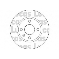 DF2775 TRW Тормозной диск