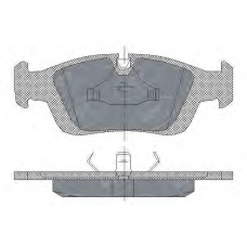 SP 164 SCT Комплект тормозных колодок, дисковый тормоз