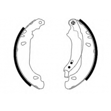 MSP199 MINTEX Комплект тормозных колодок