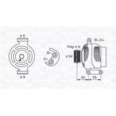 063377493010 MAGNETI MARELLI Генератор