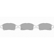 762 SIMER Комплект тормозных колодок, дисковый тормоз