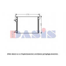 152037N AKS DASIS Конденсатор, кондиционер