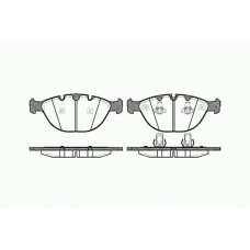 0958 00 KAWE Комплект тормозных колодок, дисковый тормоз