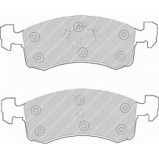 FDB923 FERODO Комплект тормозных колодок, дисковый тормоз