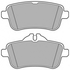 LP3159 DELPHI Комплект тормозных колодок, дисковый тормоз