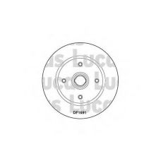 DF1691 TRW Тормозной диск