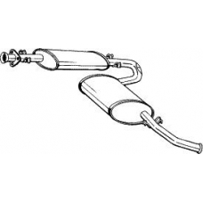 283-411 BOSAL Глушитель выхлопных газов конечный