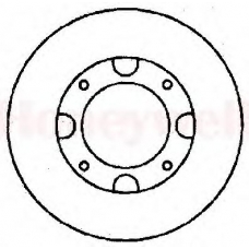 561125B BENDIX Тормозной диск