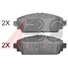 37177 OE ABS Комплект тормозных колодок, дисковый тормоз