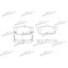 PBP1104 PATRON Комплект тормозных колодок, дисковый тормоз