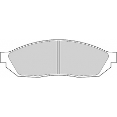 FD854A NECTO Комплект тормозных колодок, дисковый тормоз