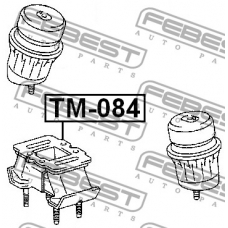 TM-084 FEBEST Подушка двигателя задняя