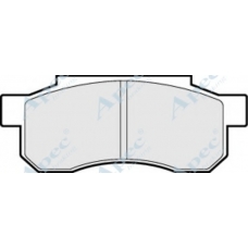 PAD493 APEC Комплект тормозных колодок, дисковый тормоз