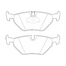 WBP21691A WAGNER LOCKHEED Комплект тормозных колодок, дисковый тормоз