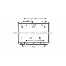 SZ2083 Prasco Радиатор, охлаждение двигателя
