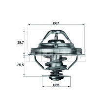 TX 38 88D MAHLE Термостат, охлаждающая жидкость