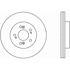 MDC1894 MINTEX Тормозной диск