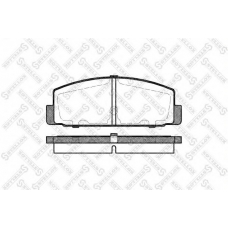 190 030B-SX STELLOX Комплект тормозных колодок, дисковый тормоз