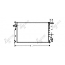 40002131 VAN WEZEL Радиатор, охлаждение двигателя