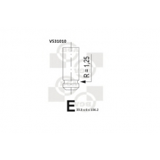 V531010 BGA Впускной клапан