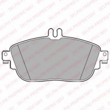LP2441 DELPHI Комплект тормозных колодок, дисковый тормоз