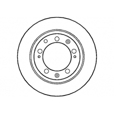 NBD622 NATIONAL Тормозной диск