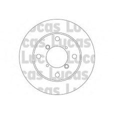 DF2710 TRW Тормозной диск