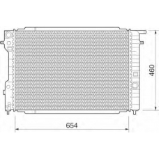 350213280000 MAGNETI MARELLI Радиатор, охлаждение двигателя