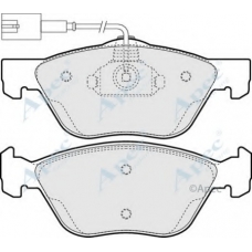 PAD1396 APEC Комплект тормозных колодок, дисковый тормоз