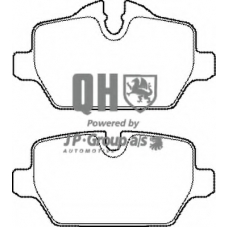 1463700519 Jp Group Комплект тормозных колодок, дисковый тормоз