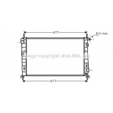 FDA2185 AVA Радиатор, охлаждение двигателя